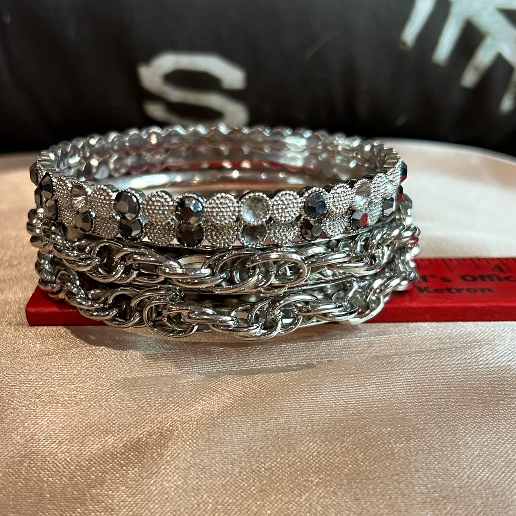 4 Bangle Bracelets